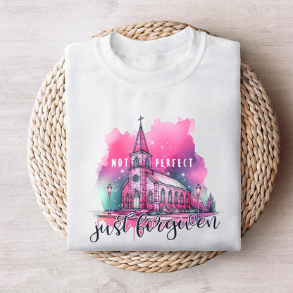 Not Perfect Just Forgiven PNG Alt 2, Christian png - 300 DPI Design for