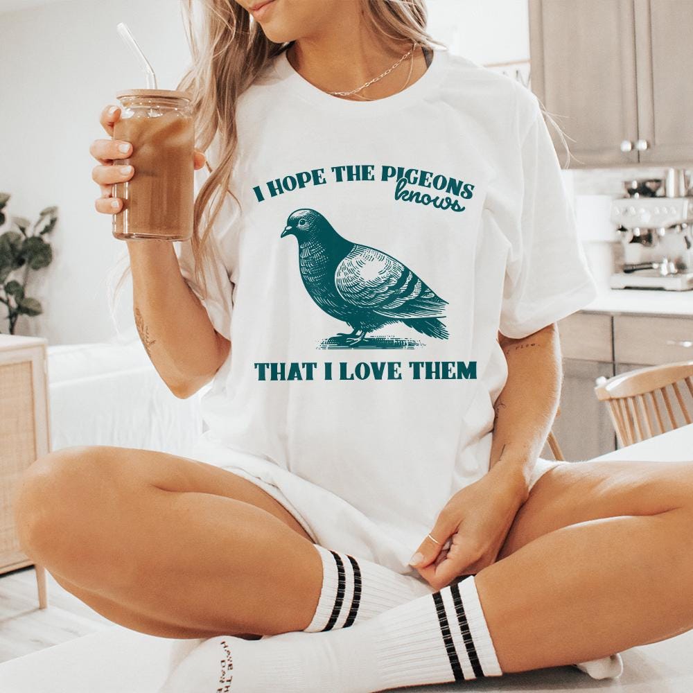 Funny Bird Pigeon Art Alt 2, Bird Lover PNG - 300 DPI Design for T-Shirt