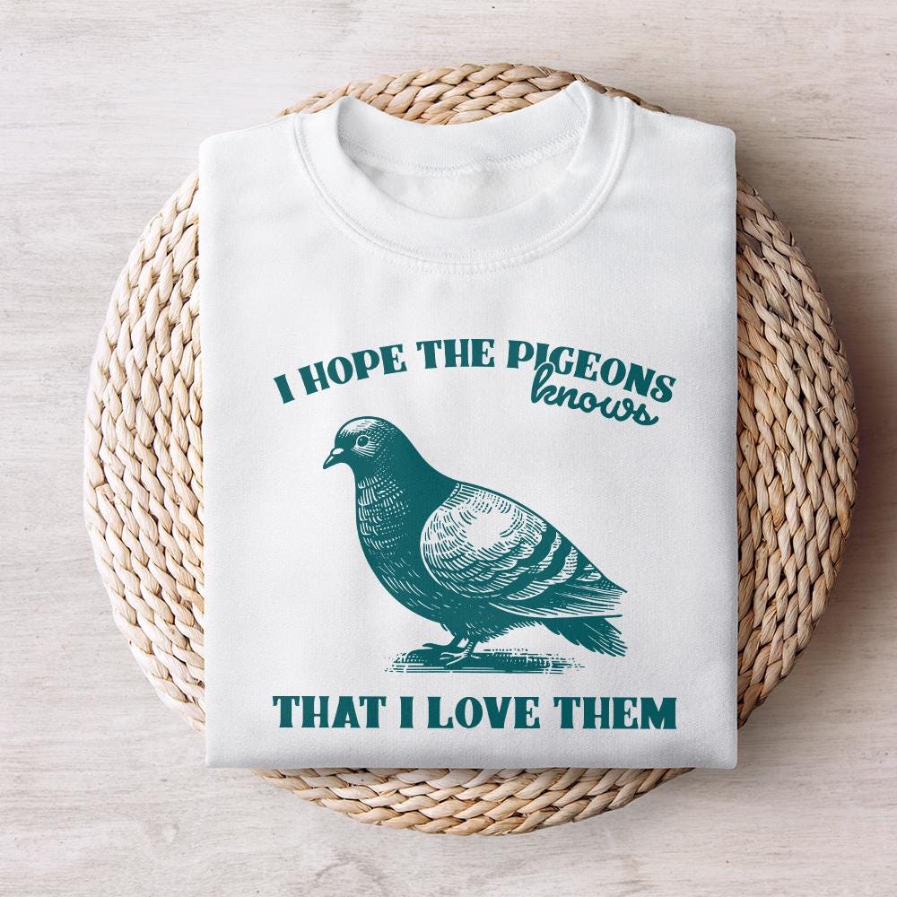 Funny Bird Pigeon Art Alt 2, Bird Lover PNG - 300 DPI Design for T-Shirt