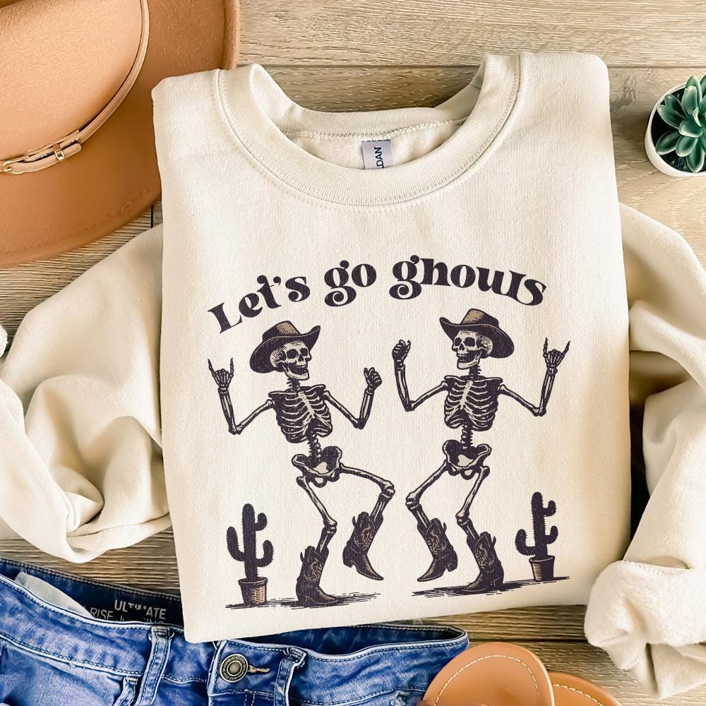 Let's Go Ghouls PNG, Halloween PNG - 300 DPI Design for T-Shirt