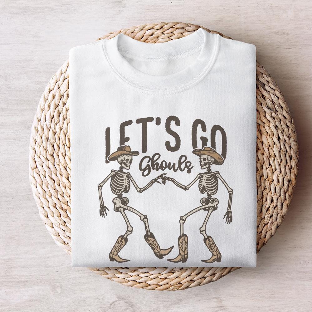 Let's Go Ghouls PNG Alt 2, Halloween PNG - 300 DPI Design for T-Shirt