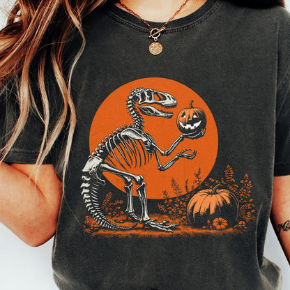 Spooky Saurus png, Halloween Dinosaur png - 300 DPI Design for T-Shirt