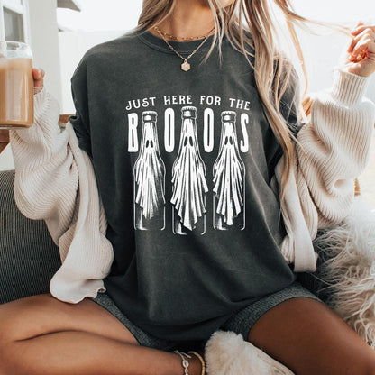 Just Here for the Boos PNG, Trendy PNG - 300 DPI Design for T-Shirt