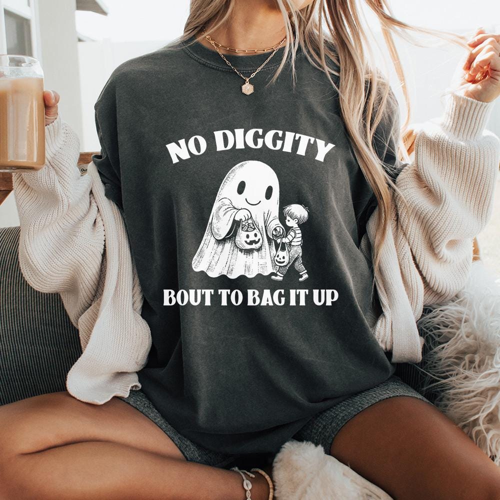 No Diggity png, Bout To Bag It Up - 300 DPI Design for T-Shirt