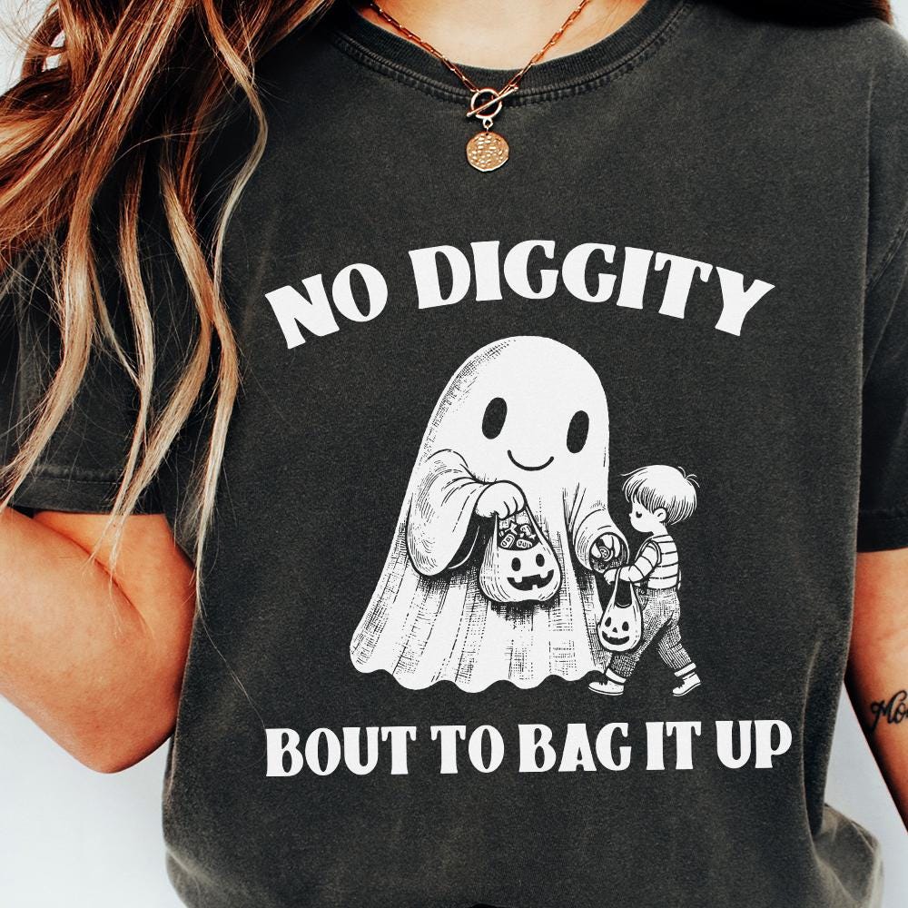 No Diggity png, Bout To Bag It Up - 300 DPI Design for T-Shirt