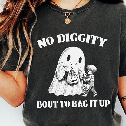 No Diggity png, Bout To Bag It Up - 300 DPI Design for T-Shirt