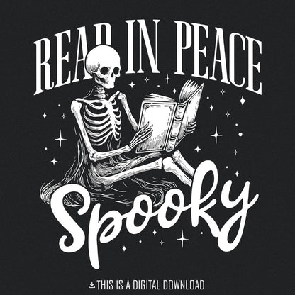 Read In Peace PNG, Instant Download - 300 DPI Design for T-Shirt