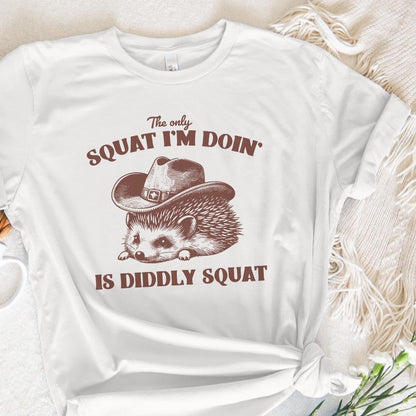 The Only Squat I'm Doing PNG, Funny Racoon Digital Download - 300 DPI