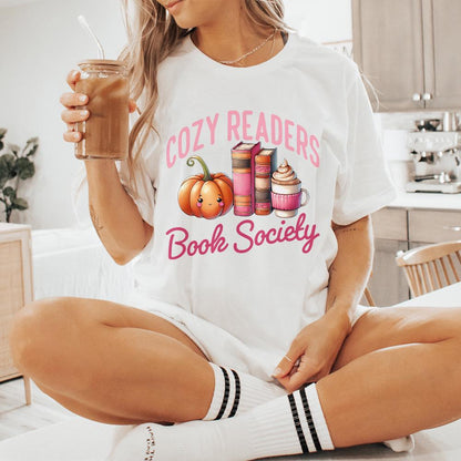 Cozy Readers Book Society Png, Sublimation Design - 300 DPI Design for