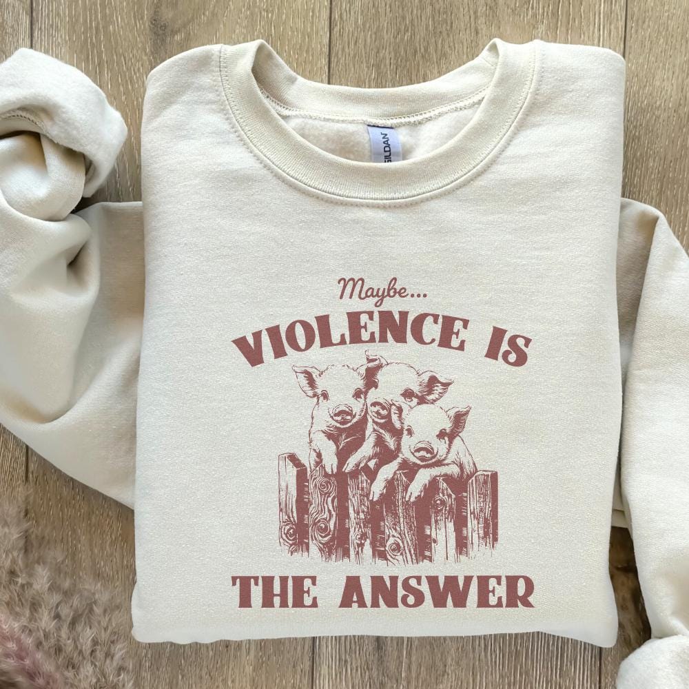 Maybe Violence is the Answer PNG, Funny Saying Shirt - 300 DPI Design for