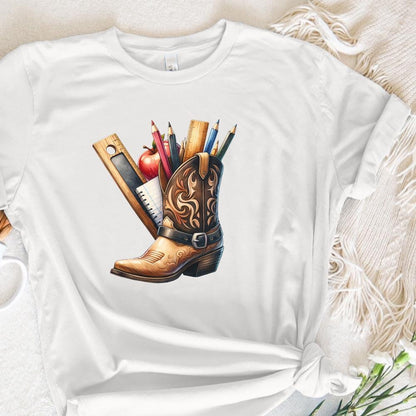 Western Back To School PNG Alt 2, Western Teacher png - 300 DPI Design