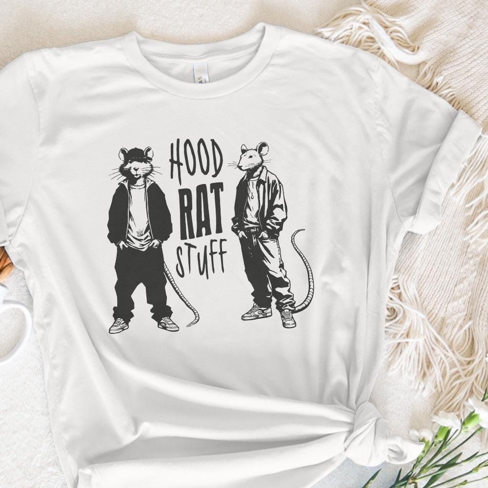 Hood Rat Stuff Digital Download, Printable Graphic - 300 DPI Design for