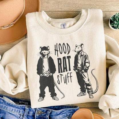 Hood Rat Stuff Digital Download, Printable Graphic - 300 DPI Design for