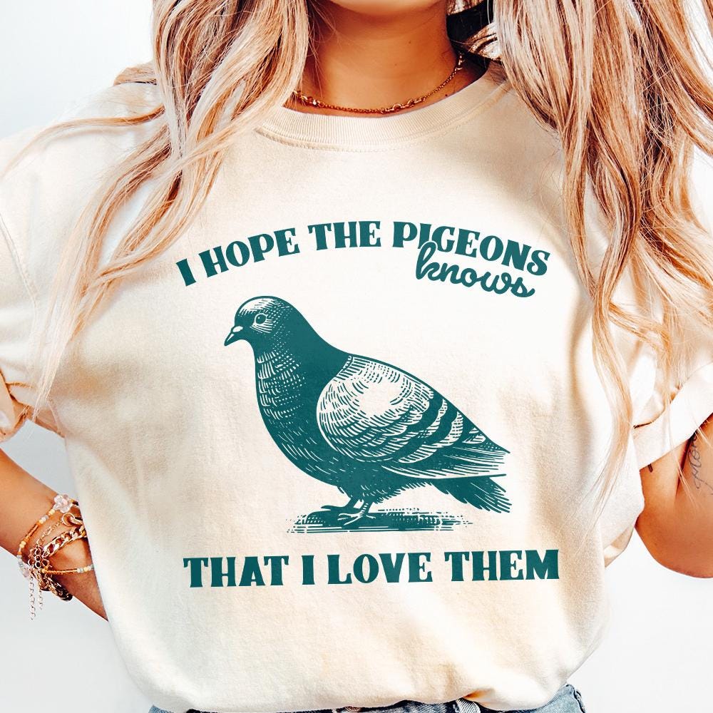 Funny Bird Pigeon Art Alt 2, Bird Lover PNG - 300 DPI Design for T-Shirt