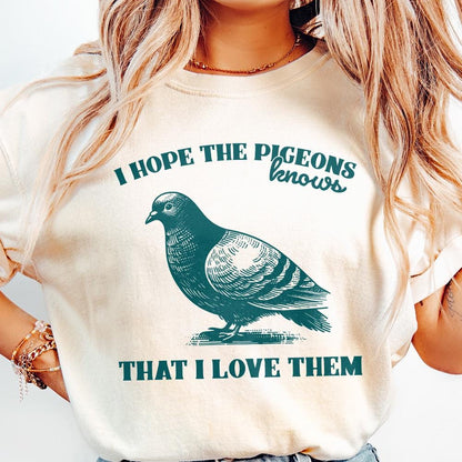 Funny Bird Pigeon Art Alt 2, Bird Lover PNG - 300 DPI Design for T-Shirt