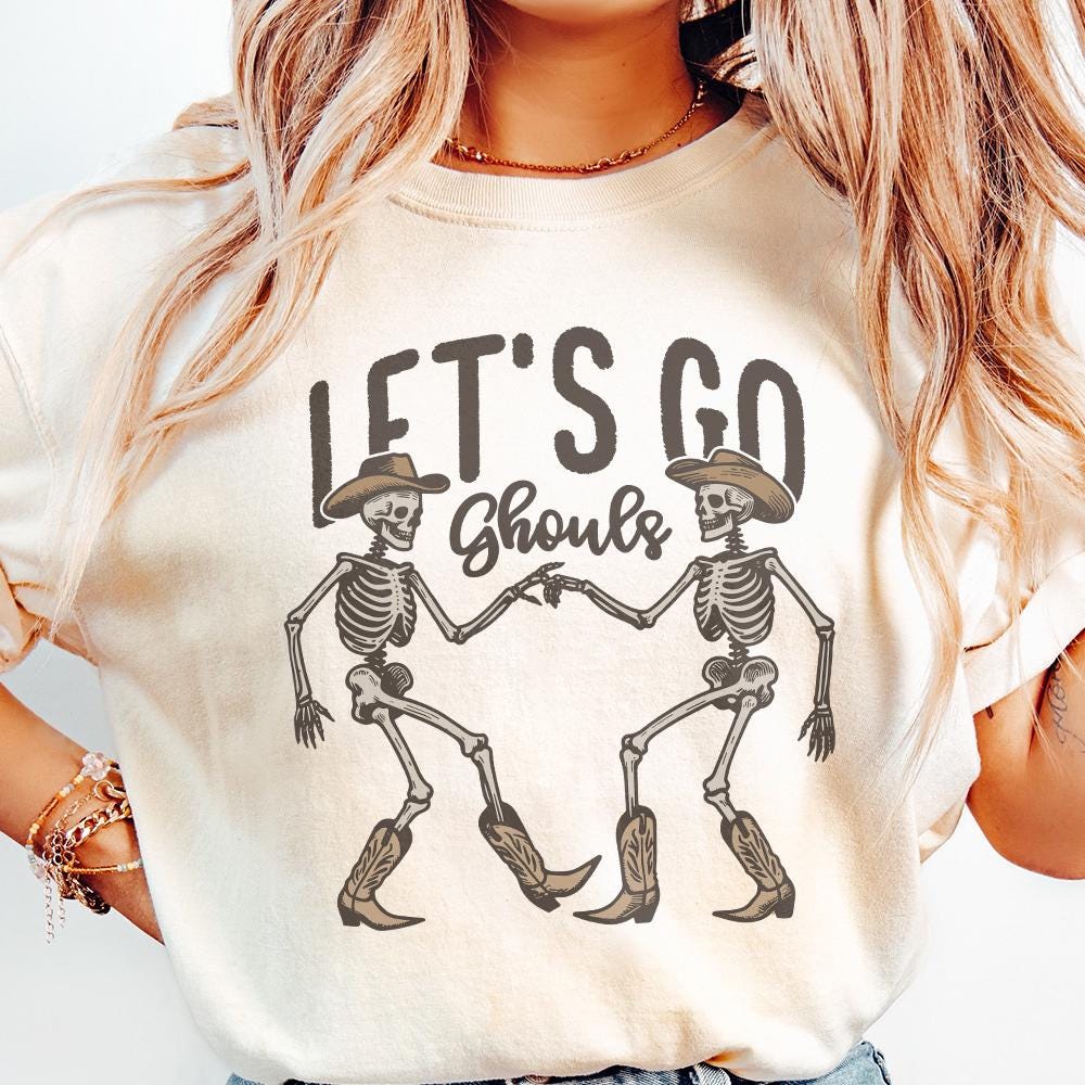 Let's Go Ghouls PNG Alt 2, Halloween PNG - 300 DPI Design for T-Shirt