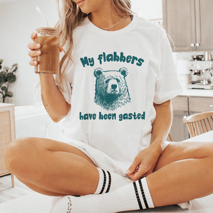 All of My Flabbers Are Gasted PNG Alt 2, Funny Bear Sublimation Digital
