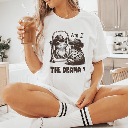 Am I The Drama PNG Alt 2, Trendy PNG - 300 DPI Design for T-Shirt