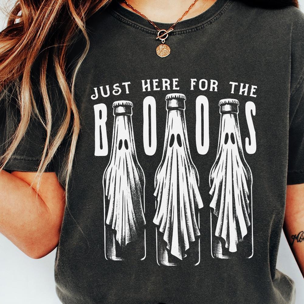 Just Here for the Boos PNG, Trendy PNG - 300 DPI Design for T-Shirt