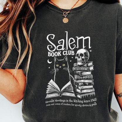 Salem Book Club PNG, Spooky Season - 300 DPI Design for T-Shirt