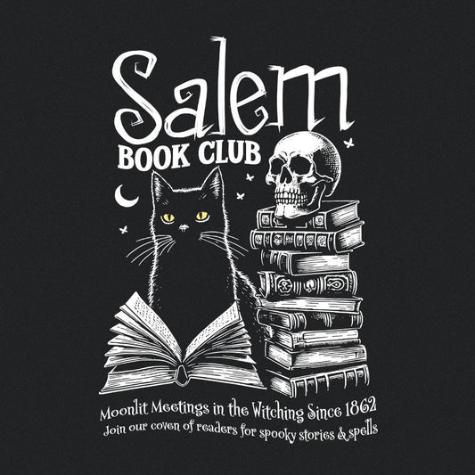 Salem Book Club PNG, Spooky Season - 300 DPI Design for T-Shirt