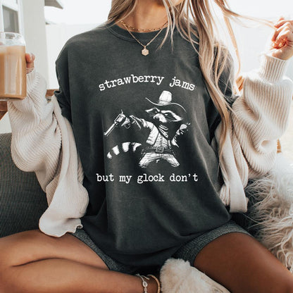 Strawberry Jams But My Glock Don't PNG, Sublimation Design - 300 DPI