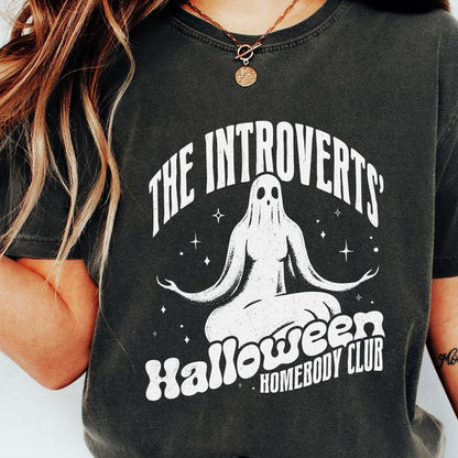 Introverts Halloween Homebody Club PNG, Funny Halloween Digital Download