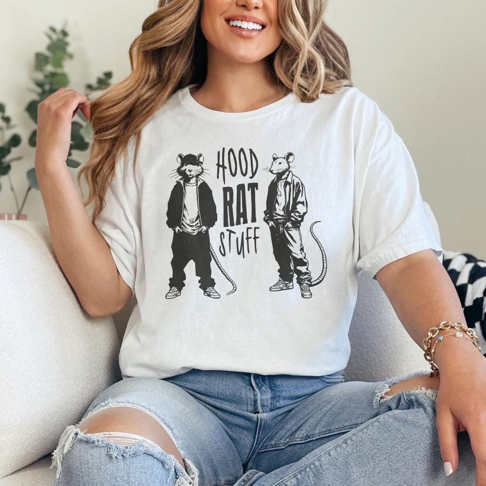 Hood Rat Stuff Digital Download, Printable Graphic - 300 DPI Design for