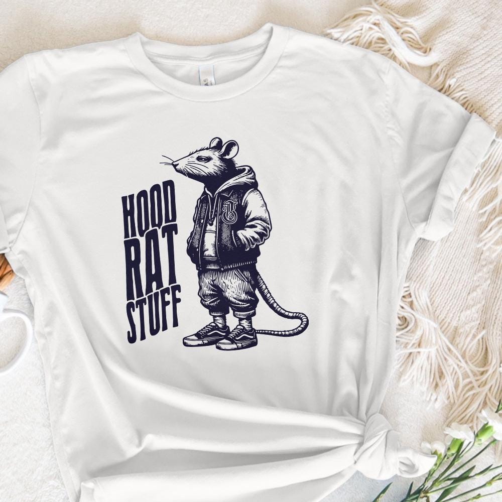 Hood Rat Stuff Digital Download Alt 2, Printable Graphic - 300 DPI Design