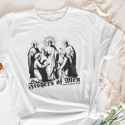 Fishers of Men PNG, Retro Christian Sublimation - 300 DPI Design for
