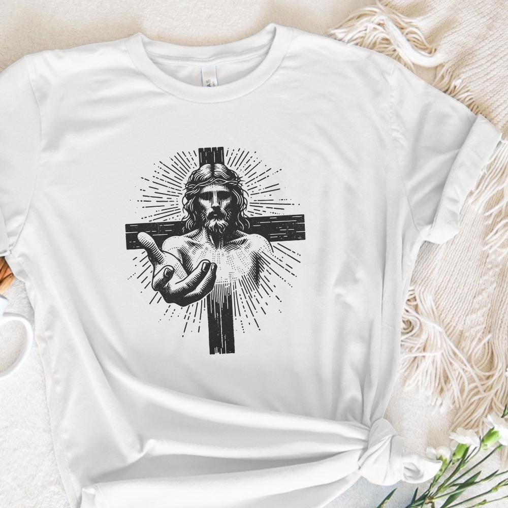 The Lord Provides Christian PNG Alt 2, Vintage Bible Verse Sublimation -