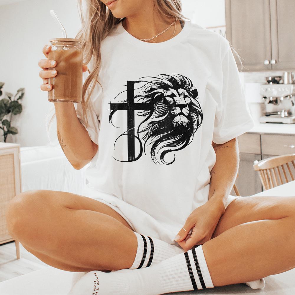 Christian PNG Sublimation Designs, Lion in Lungs Png - 300 DPI Design for