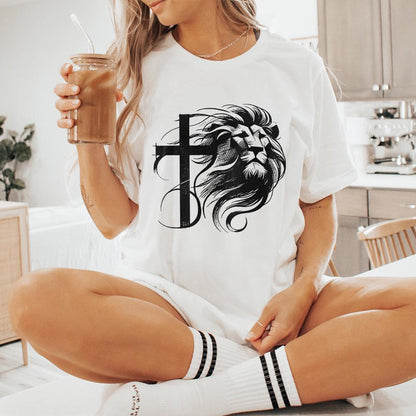 Christian PNG Sublimation Designs, Lion in Lungs Png - 300 DPI Design for