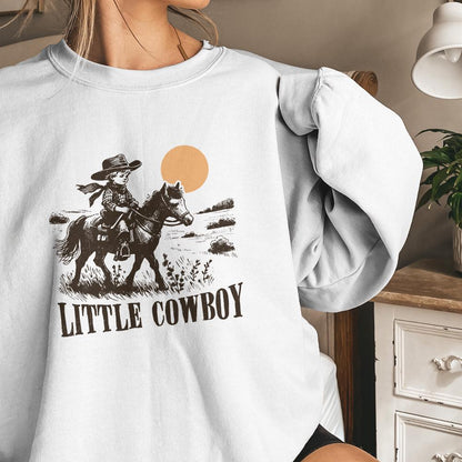 Little Cowboy Png Alt 2, Sublimation Design - 300 DPI Design for T-Shirt