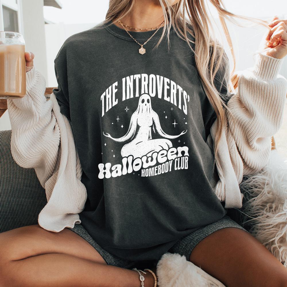 Introverts Halloween Homebody Club PNG, Funny Halloween Digital Download