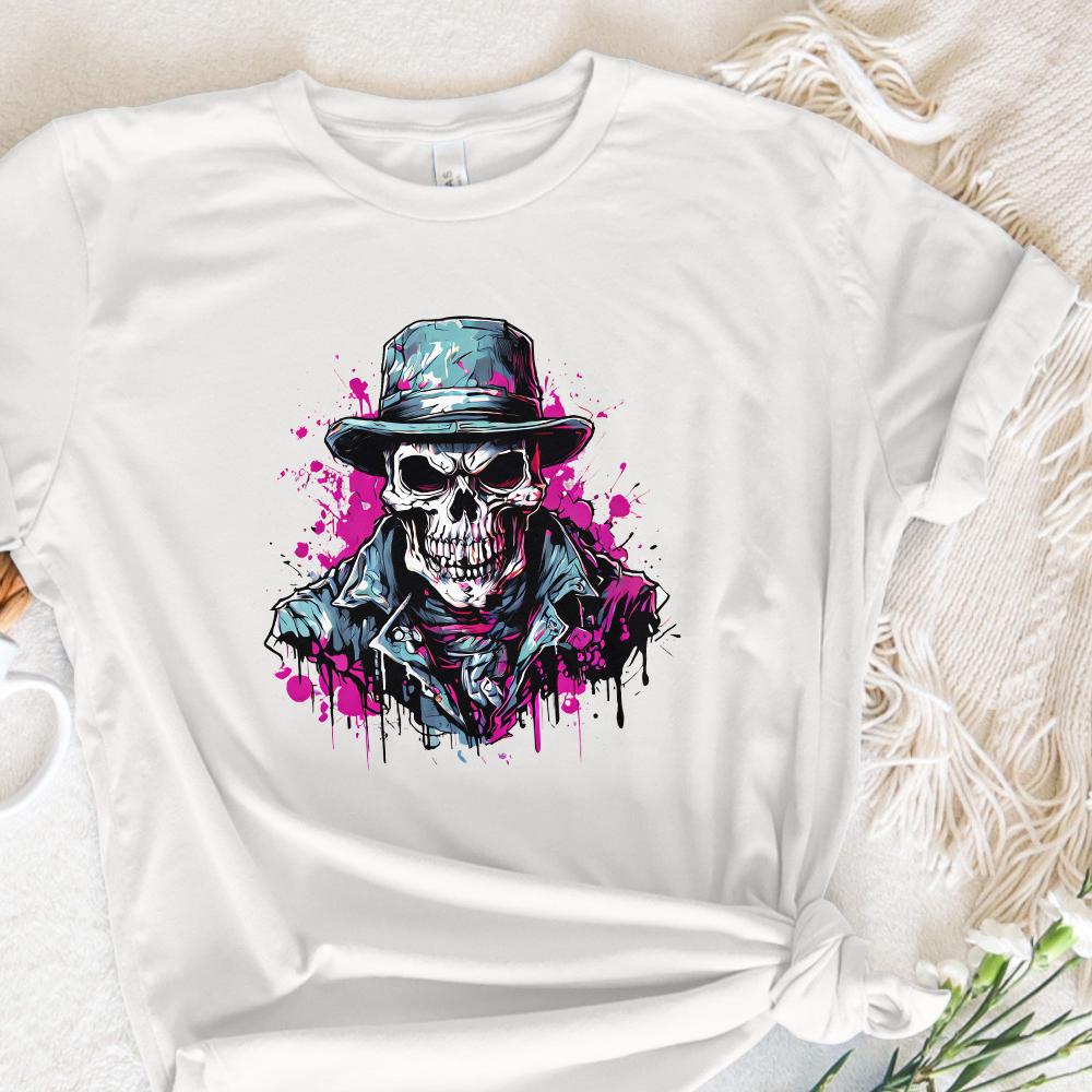 Gangster Skeleton PNG Digital Download Alt 3, Urban Sublimation - 300 DPI