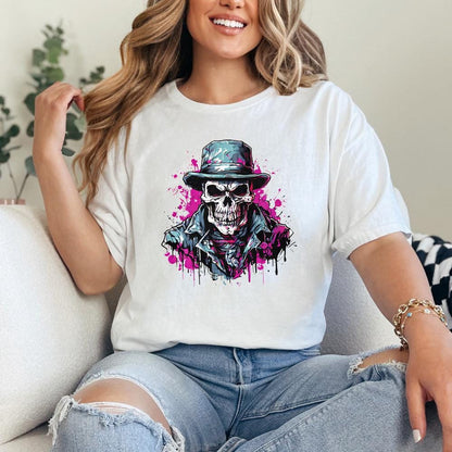 Gangster Skeleton PNG Digital Download Alt 3, Urban Sublimation - 300 DPI