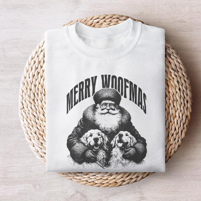 Merry Woofmas PNG Alt 3, Dog Mama PNG - 300 DPI Design for T-Shirt