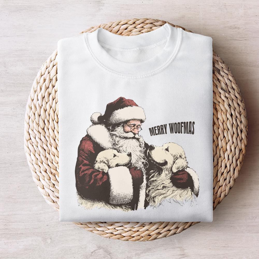 Merry Woofmas PNG, Dog Mama PNG - 300 DPI Design for T-Shirt