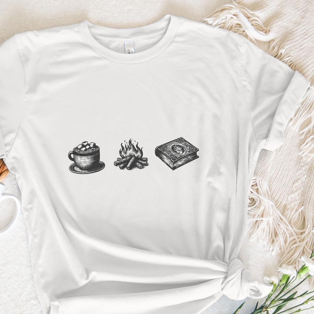 Cozy Readers Sublimation Design Alt 2, Fall Bookish Png - 300 DPI Design