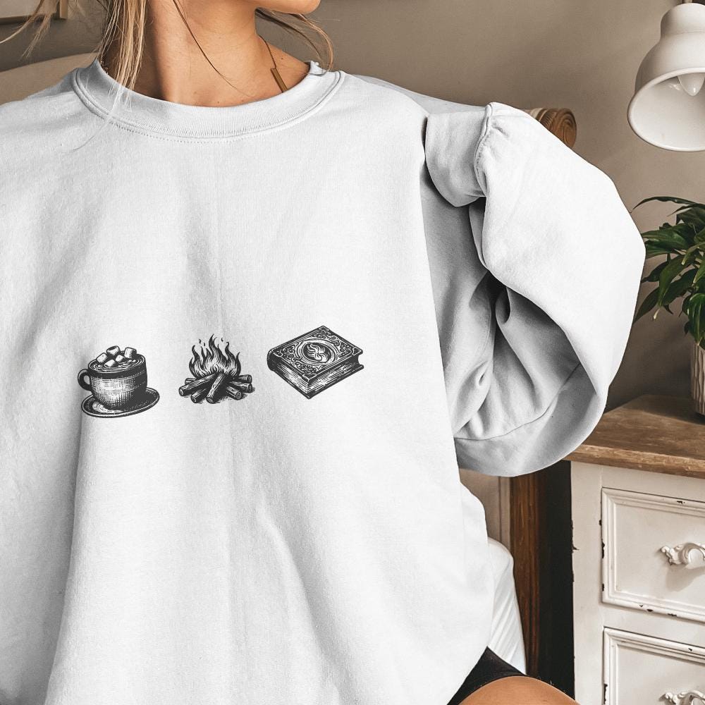 Cozy Readers Sublimation Design Alt 2, Fall Bookish Png - 300 DPI Design