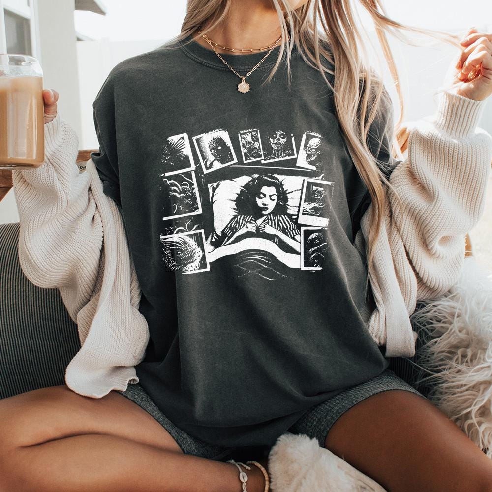 Dark Nightmare PNG, Spooky Vibes - 300 DPI Design for T-Shirt