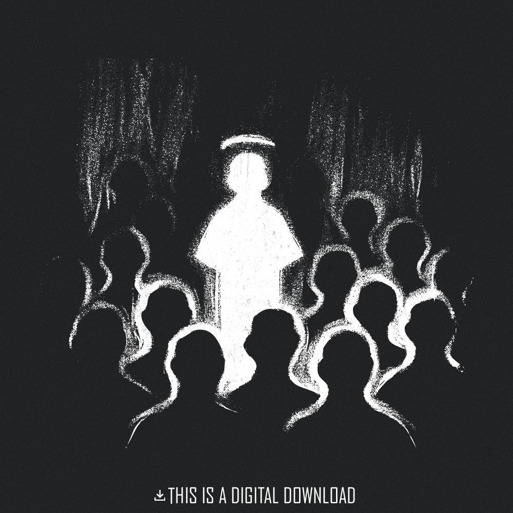 Jesus Inspirational Christian Png, Made To Worship png - 300 DPI Design