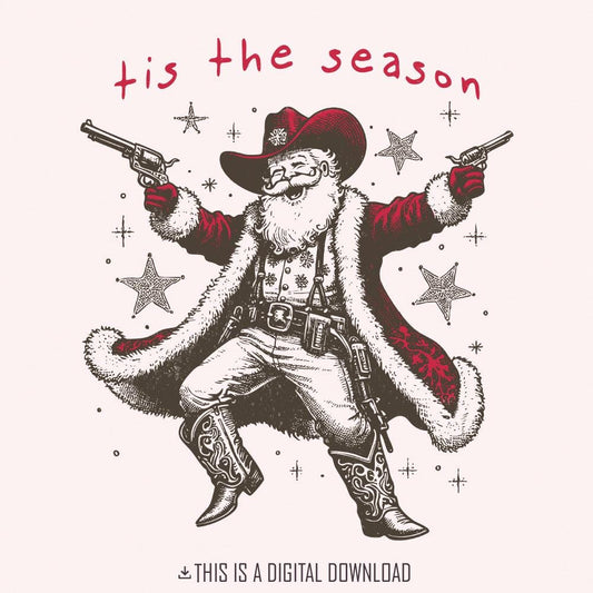 Tis The Season Png, Christmas Png - 300 DPI Design for T-Shirt