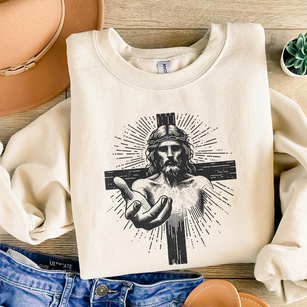 The Lord Provides Christian PNG Alt 2, Vintage Bible Verse Sublimation -