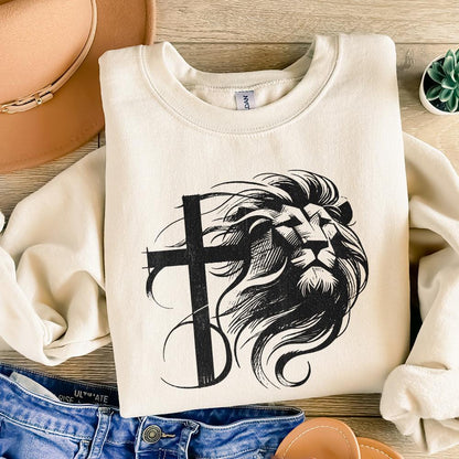 Christian PNG Sublimation Designs, Lion in Lungs Png - 300 DPI Design for