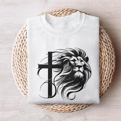 Christian PNG Sublimation Designs, Lion in Lungs Png - 300 DPI Design for