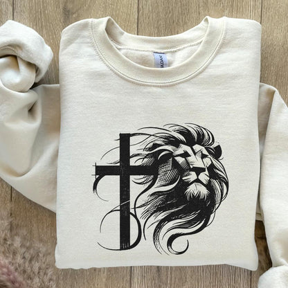 Christian PNG Sublimation Designs, Lion in Lungs Png - 300 DPI Design for