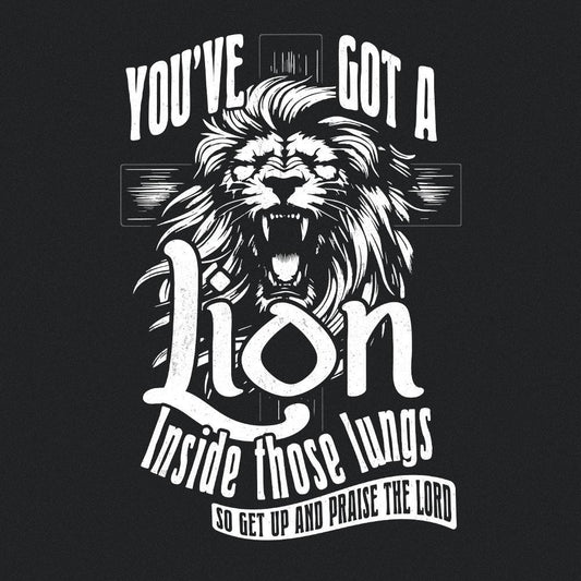 Christian PNG Sublimation Designs Alt 2, Lion in Lungs Png - 300 DPI