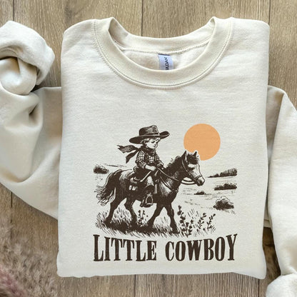 Little Cowboy Png Alt 2, Sublimation Design - 300 DPI Design for T-Shirt